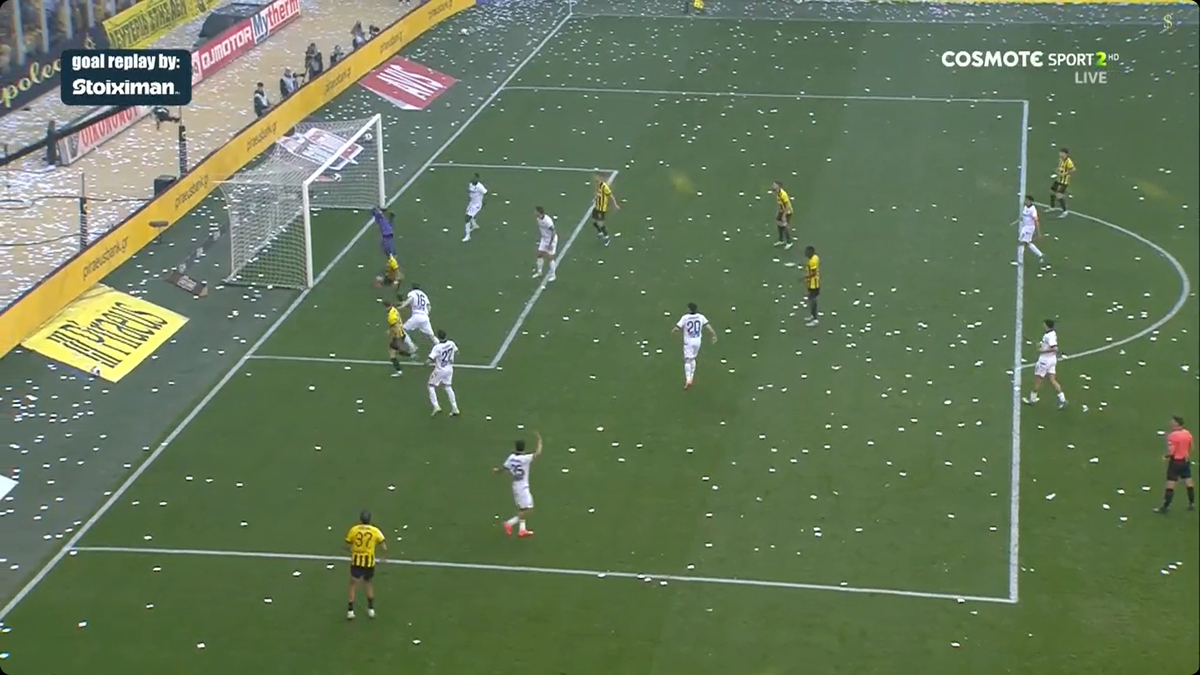 Capturi de la meciul AEK Atena - PAOK Salonic