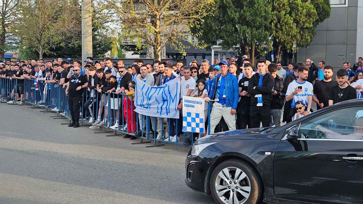 Imagini înainte de Craiova - Rapid