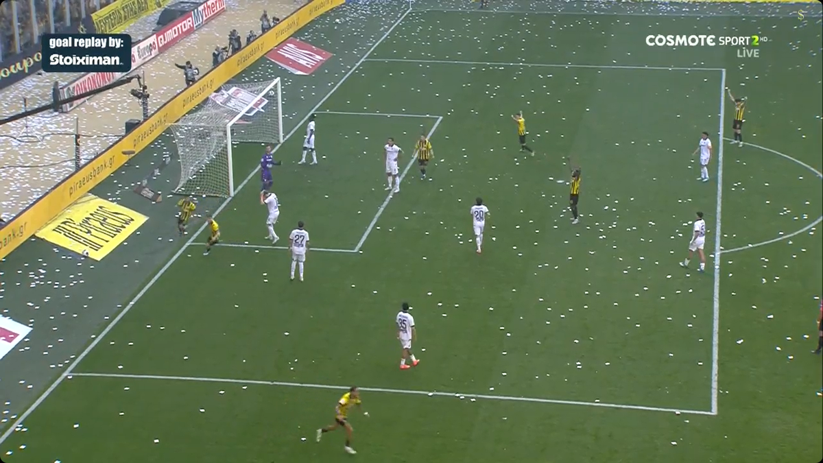 Capturi de la meciul AEK Atena - PAOK Salonic