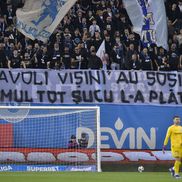 Mesaje afișate unul după altul de olteni, în meciul cu Rapid