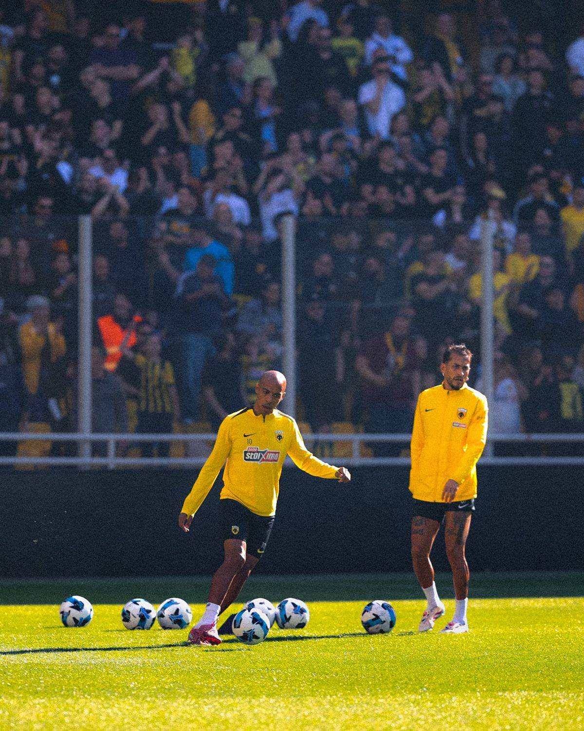 Antrenament oficial AEK - PAOK