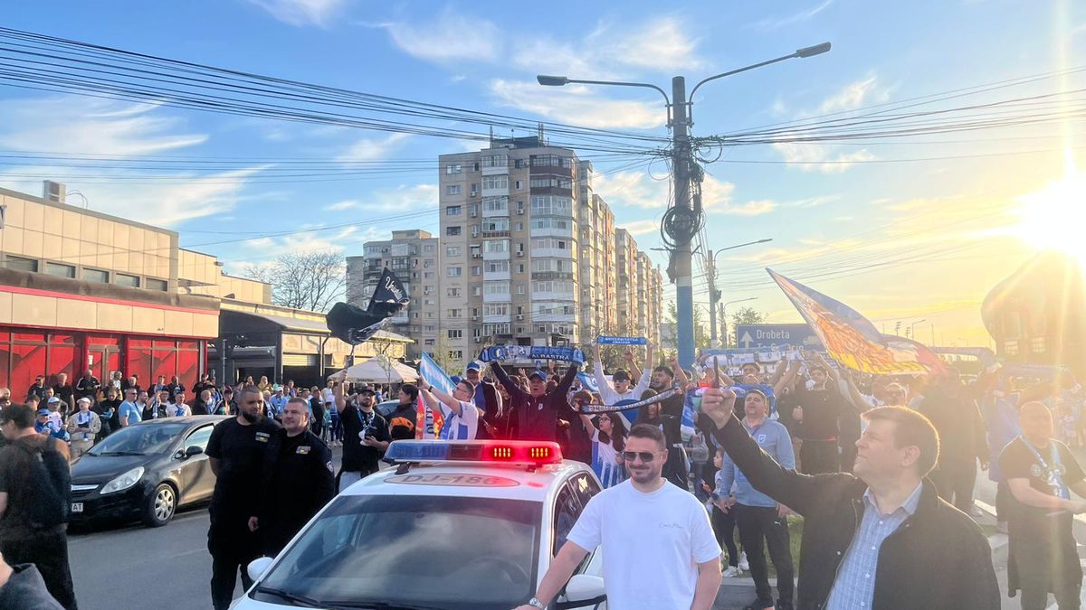 Imagini înainte de Craiova - Rapid