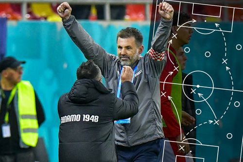 Zeljko Kopic a dictat momentele în Dinamo - U Cluj 2-1. Fotomontaj: Diana Vasilescu, GSP