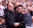 Arteta și Guardiola, în Manchester City - Arsenal/ foto Getty Images