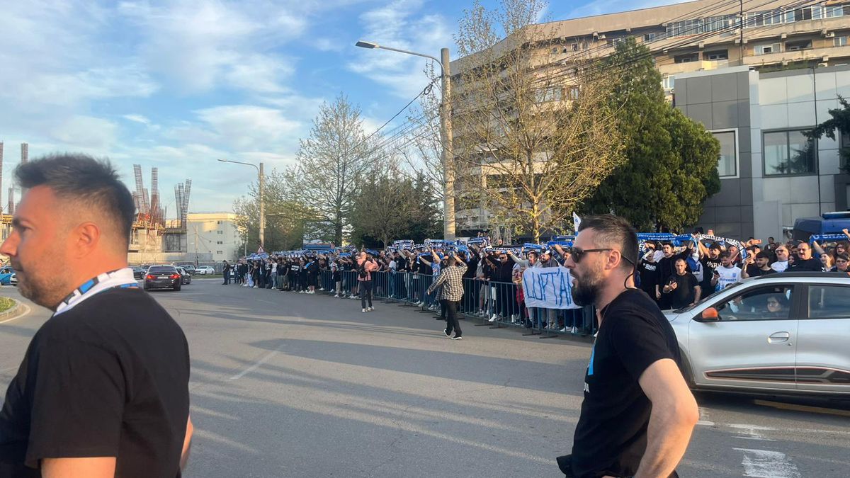 Imagini înainte de Craiova - Rapid