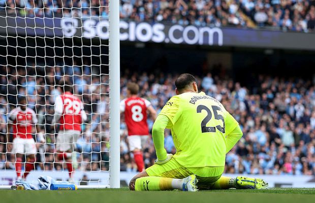 Ce-ai făcut, Gigi?! » Donnarumma, gafă cum rar se poate vedea, în meciul de titlu cu Arsenal