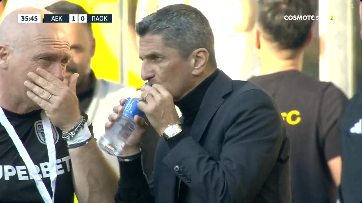 Capturi de la meciul AEK Atena - PAOK Salonic