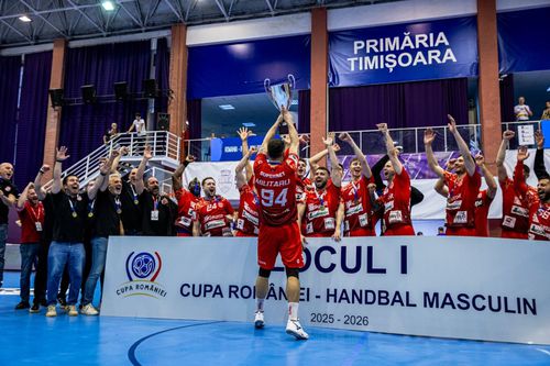 Dinamo București a câștigat Cupa României la handbal masculin/Foto: Facebook (FRH - Federația Română de Handbal)