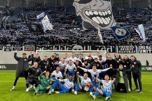 Acțiune în premieră pregătită de suporterii Universității Craiova la meciul cu Rapid