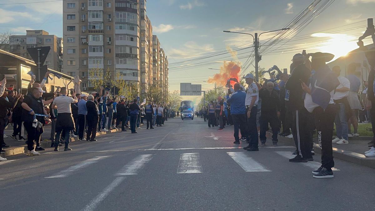 Imagini înainte de Craiova - Rapid