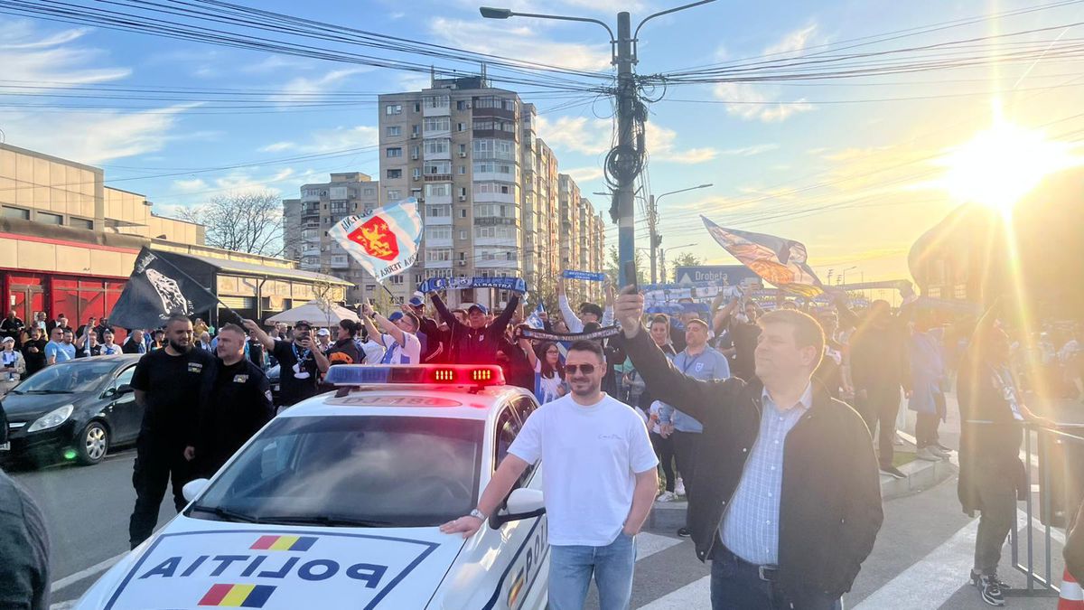 Imagini înainte de Craiova - Rapid