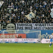 Mesaje afișate unul după altul de olteni, în meciul cu Rapid
