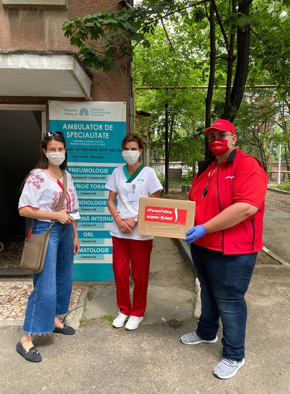 Campania Superbet #PariemPeBine continuă. Trei noi spitale au beneficiat de teste și alte mijloace de protecție în contextul coronacrizei