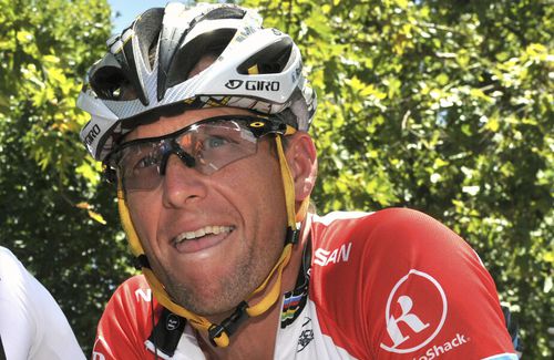 Lance Armstrong pe vremea când era ciclist activ