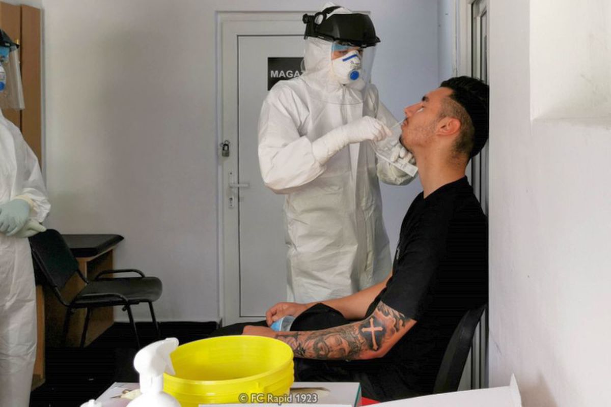 Rapid se pregătește de play-off » Giuleștenii, testați pentru COVID-19