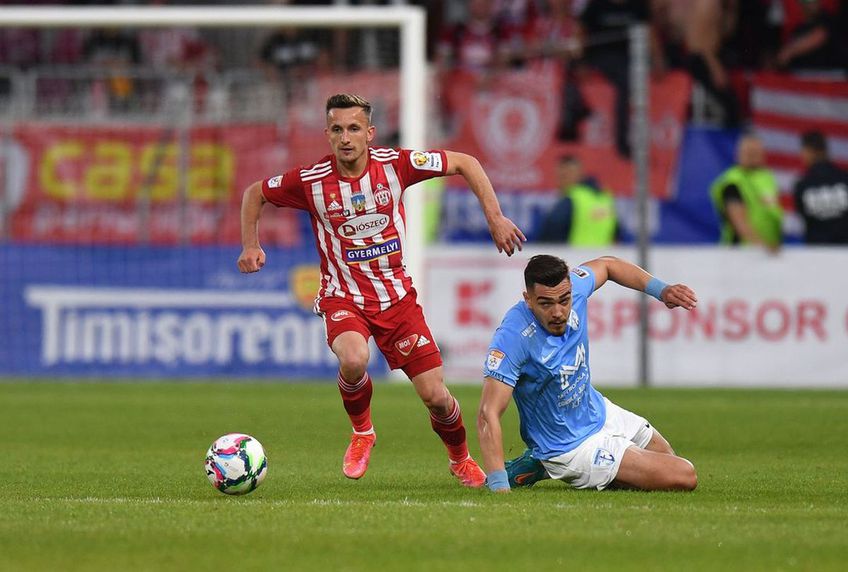 Marius Ștefănescu (23 de ani) a marcat un gol senzațional, un stâng în vinclu, în minutul 38 al finalei Cupei României dintre Sepsi și Voluntari, la scorul de 1-0.