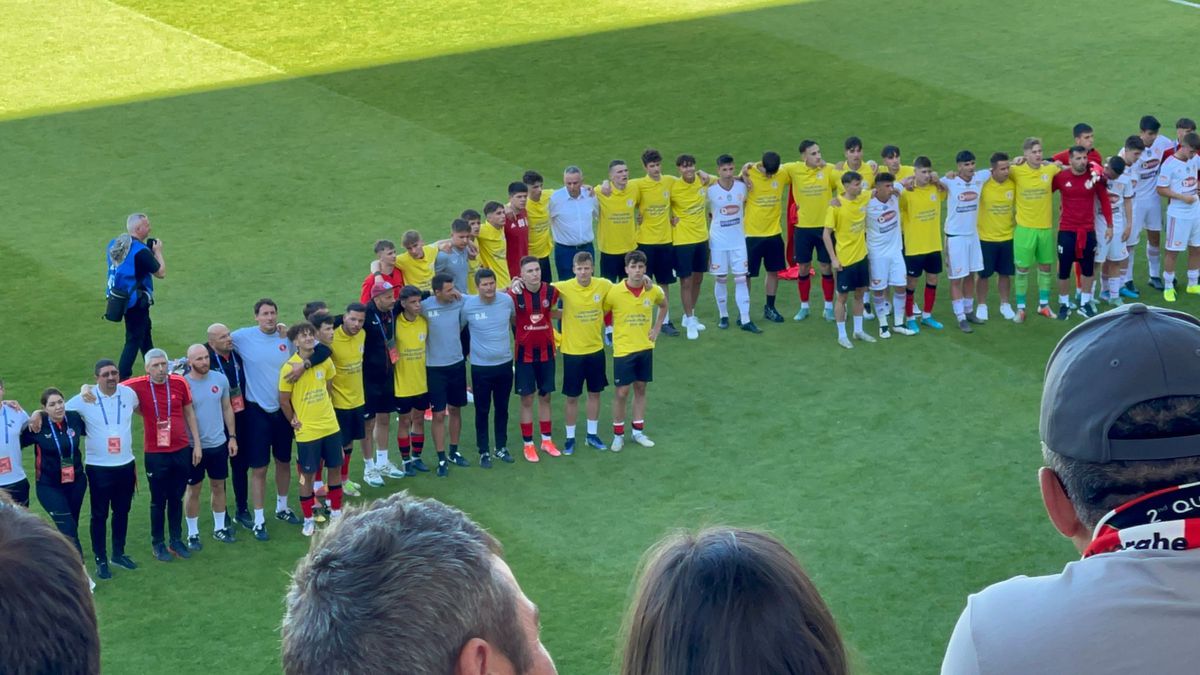 Finala Cupei României U19 cu steagul și imnul Ținutului Secuiesc pe Giulești, sub privirile lui Răzvan Burleanu! Reacția șefilor FRF