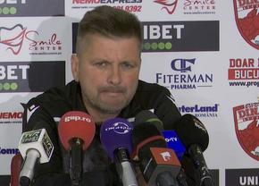 Dusan Uhrin, înainte de turul barajului pentru menținerea în Liga 1: „Șanse 50-50, dar sunt încrezător” » Cei 2 jucători indisponibili