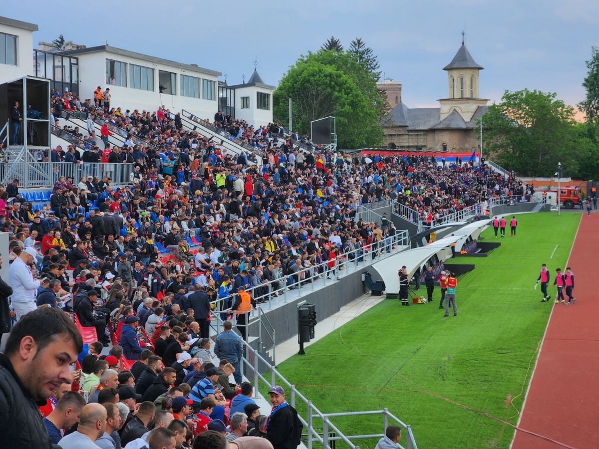 Stadionul „Eugen Popescu” Târgoviște la Chindia - FC Voluntari