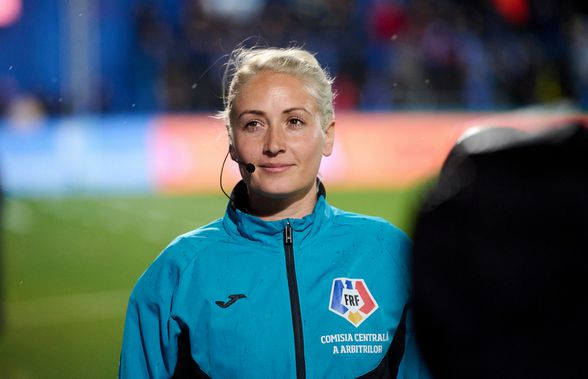 Alina Peșu debutează oficial la un meci din Liga 1! Povestea specială a arbitrei din Craiova: „Când eram mică jucam fotbal non-stop și spărgeam geamurile”