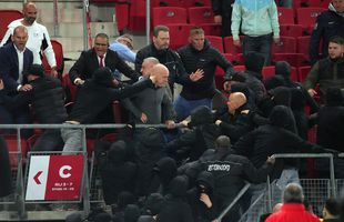 Scene violente după AZ Alkmaar - West Ham » Ultrașii olandezi s-au dus în sectorul în care jucătorii englezi sărbătoreau alături de familii