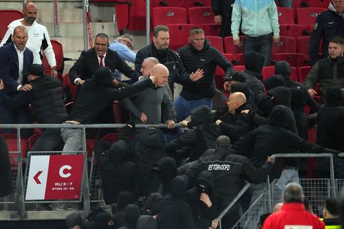 Scene incredibile după AZ Alkmaar - West Ham // foto: Imago