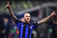 Un fotbalist de la Inter, amenințat de ultrașii lui AC Milan după semifinala din Ligă: „Te facem să îți înghiți limba”