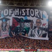 Scenografii pro Palestina la finala Ligii Campionilor Africii