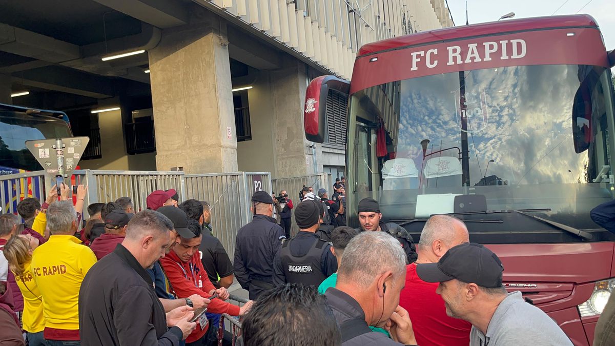 Rapid - FCSB, imagini înainte de meci