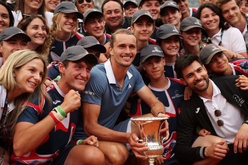 Alexander Zverev a cucerit al doilea titlu la Roma Foto: Guliver/GettyImages