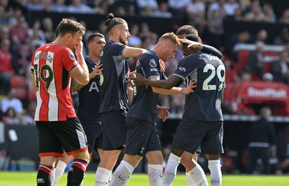 Nota lui Radu Drăgușin, integralist în ultimul meci al sezonului » Ce scriu englezii după Sheffield - Tottenham