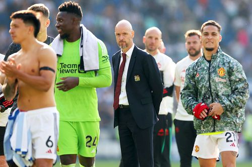 Erik ten Hag și-a trecut în CV cea mai joasă clasare pentru Manchester United într-un sezon de Premier League // foto: Guliver/gettyimages