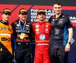 Podiumul cu Verstappen, Norris și Leclerc - Marele Premiu al Emilia Romagna Foto: Guliver/GettyImages