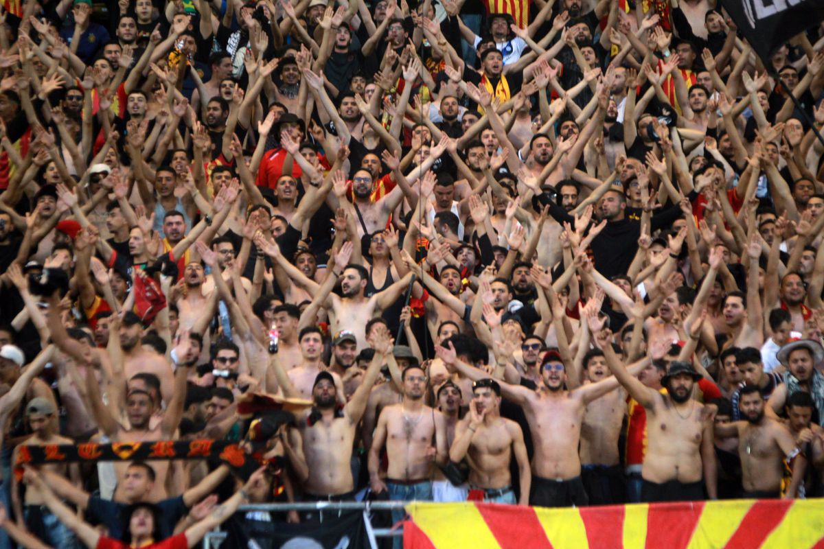 Scenografii pro Palestina la finala Ligii Campionilor Africii