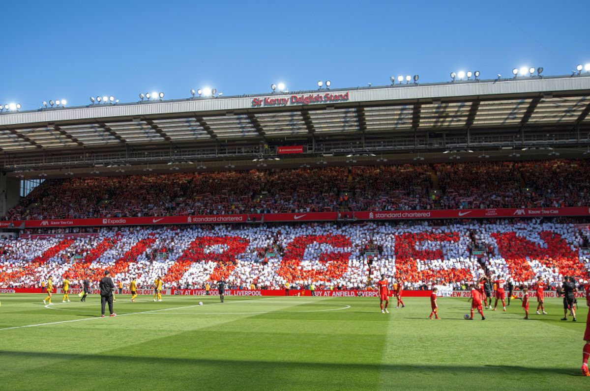 Un stadion pentru Jurgen Klopp! Fanii lui Liverpool, scenografie emoționantă, la despărțirea de antrenor. Germanul, în lacrimi