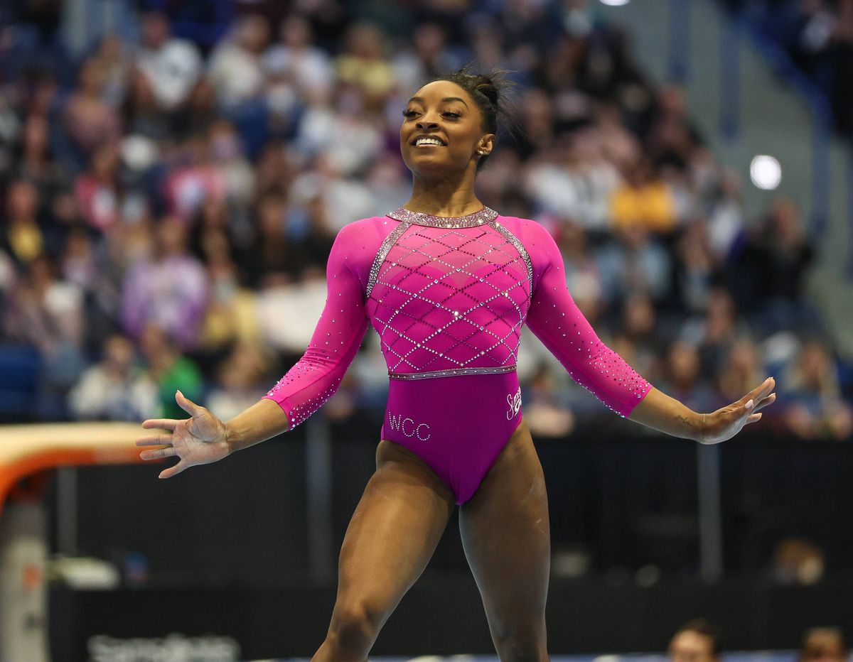 Simone Biles-primul concurs 2024