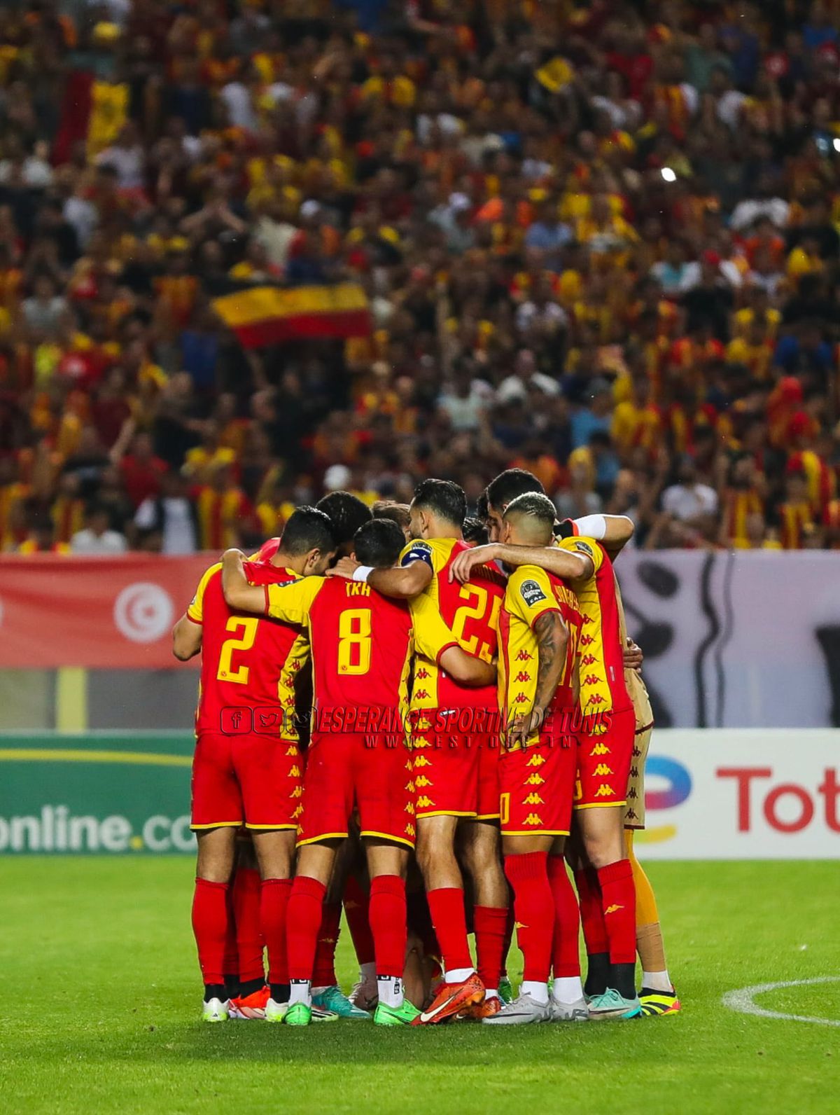 Scenografii pro Palestina la finala Ligii Campionilor Africii