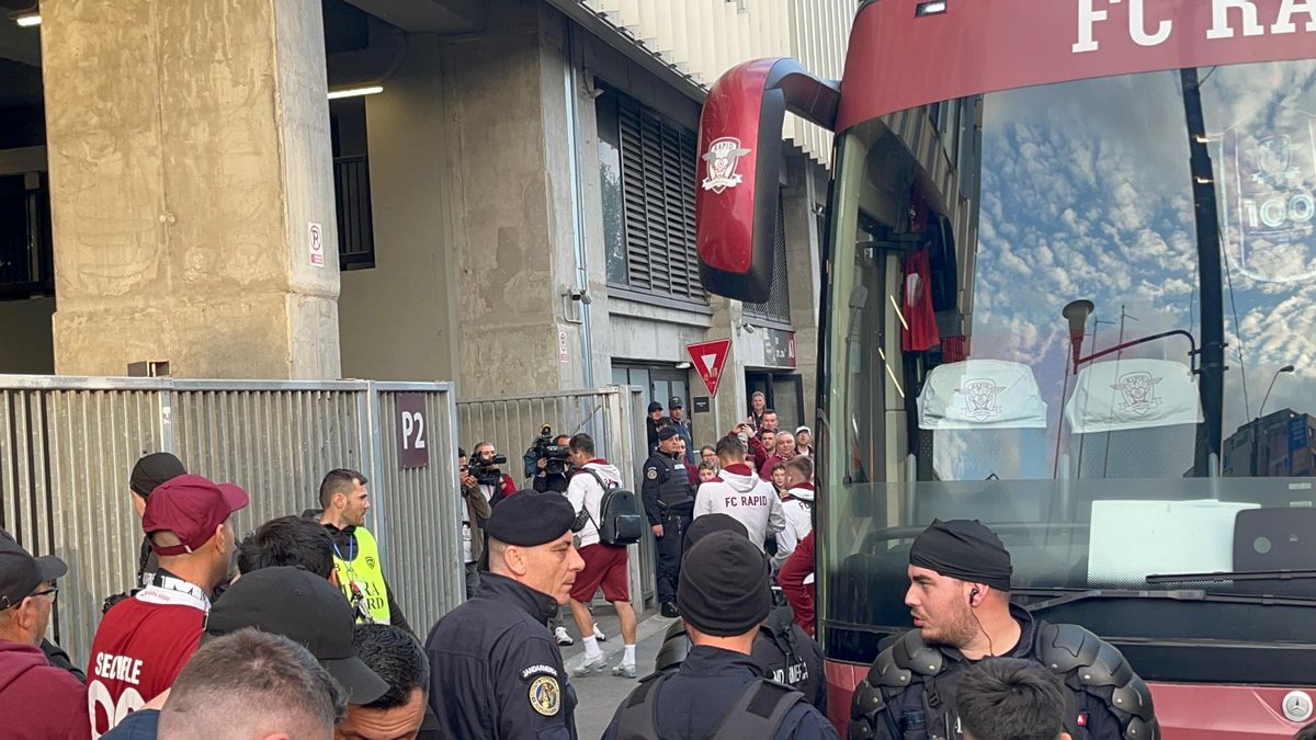 Rapid - FCSB, imagini înainte de meci