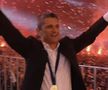 Imagini COPLEȘITOARE de pe Toumba, de la petrecerea de titlu a lui PAOK » Mircea Lucescu, alături de Răzvan
