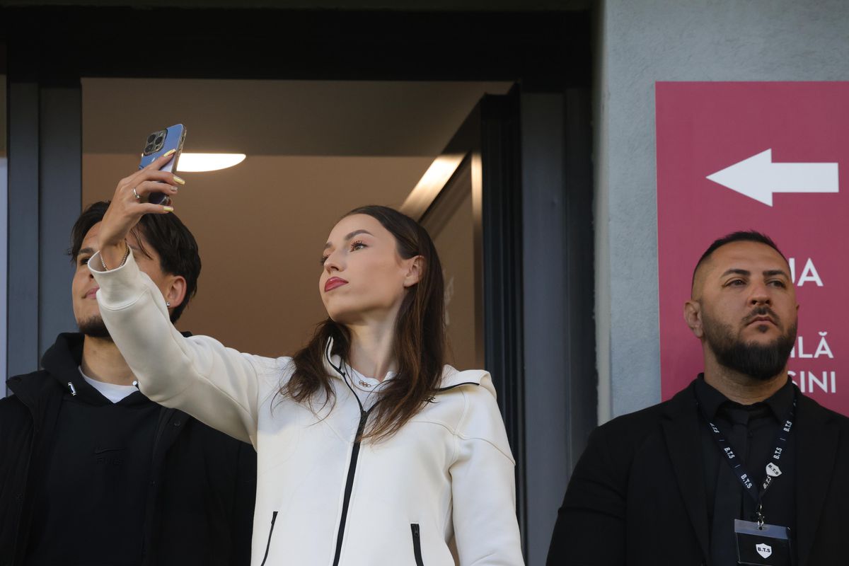 Maria Mihalache, prezentă la Rapid - CFR Cluj