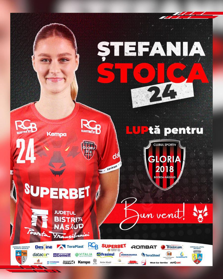 Ștefania Stoica / foto: Facebook Mutare spectaculoasă în „Liga Florilor” » Gloria Bistrița transferă jucătoarea Rapidului