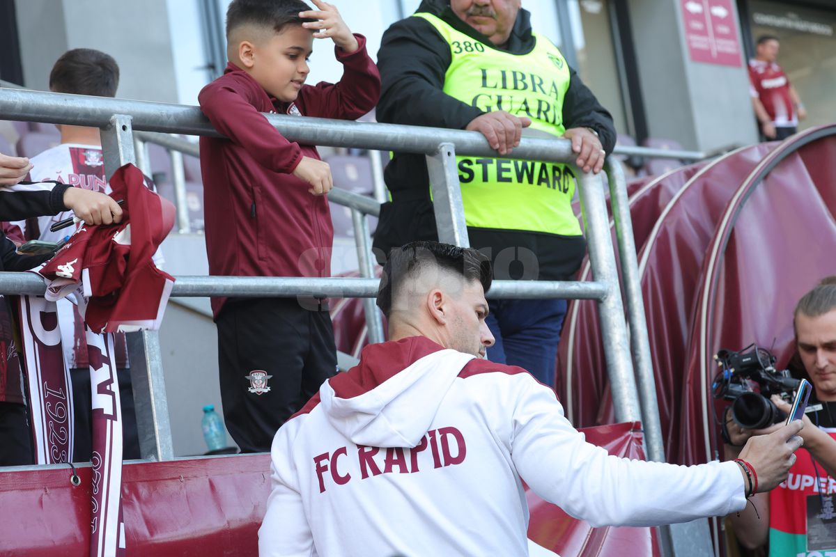 Imagini înainte de Rapid - CFR Cluj