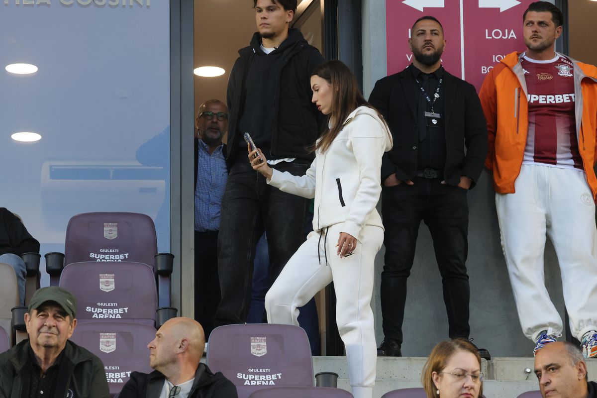 Maria Mihalache, prezentă la Rapid - CFR Cluj