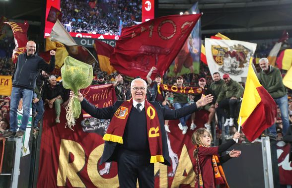 Scene emoționante la Roma, la ultimul meci al lui Claudio Ranieri pe „Stadio Olimpico”: „Încă simt adrenalina!”