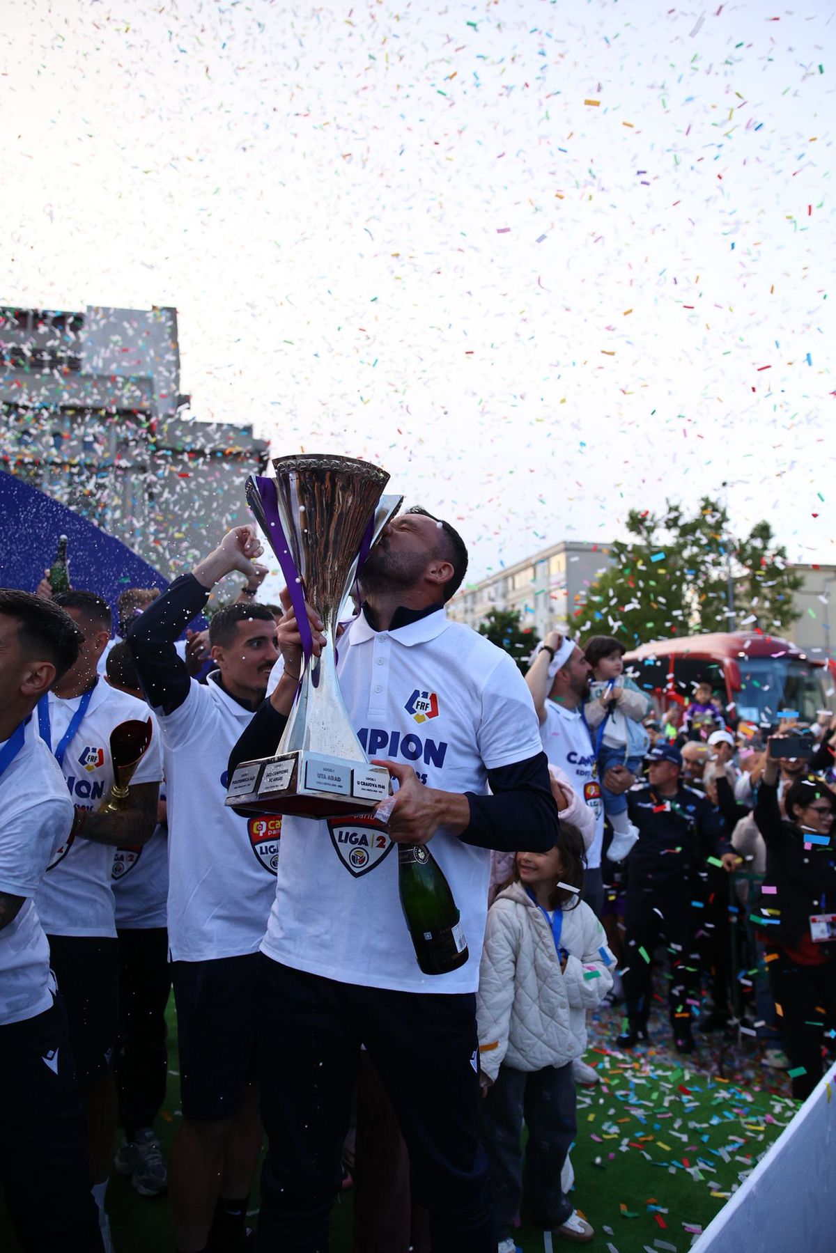 Cătălin Straton - fiesta la Pitești după promovare