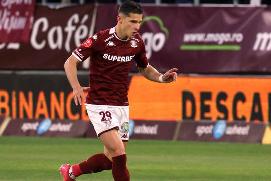 Alexandru Dobre, în timpul meciului Rapid - CFR Cluj 1-4/ foto: Ionuț Iordache (GSP)