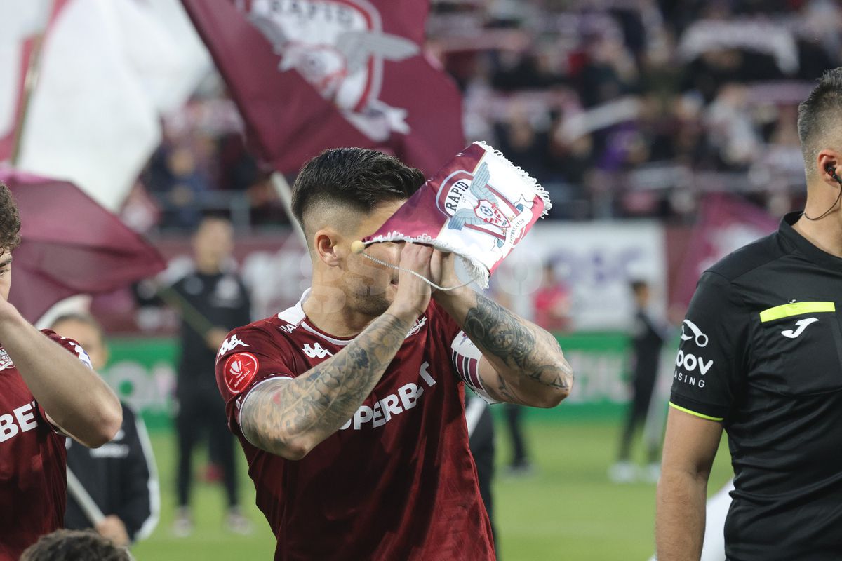 Cristian Săpunaru s-a retras! Discurs în lacrimi al fotbalistului: „Gata, s-a terminat” » Fanii Rapidului, la înălțime: „Ține minte, îți stă bine președinte!”