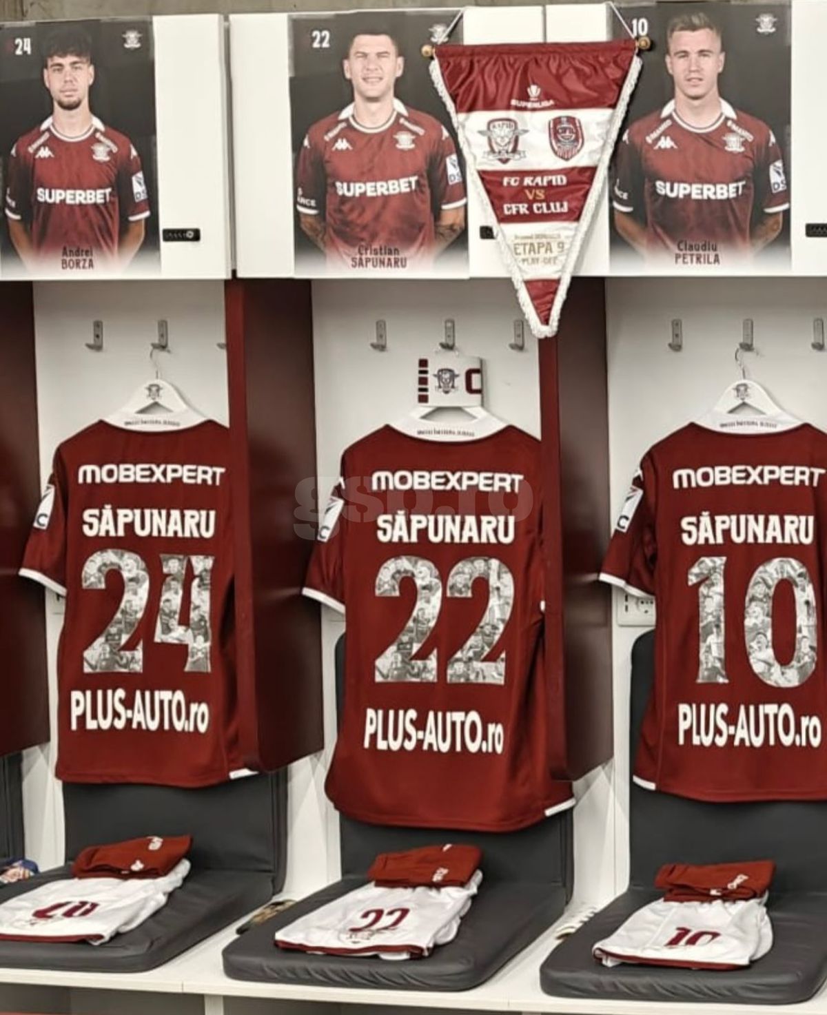 Rapid, tricouri speciale în duelul cu CFR Cluj » Ce va apărea pe spatele fotbaliștilor