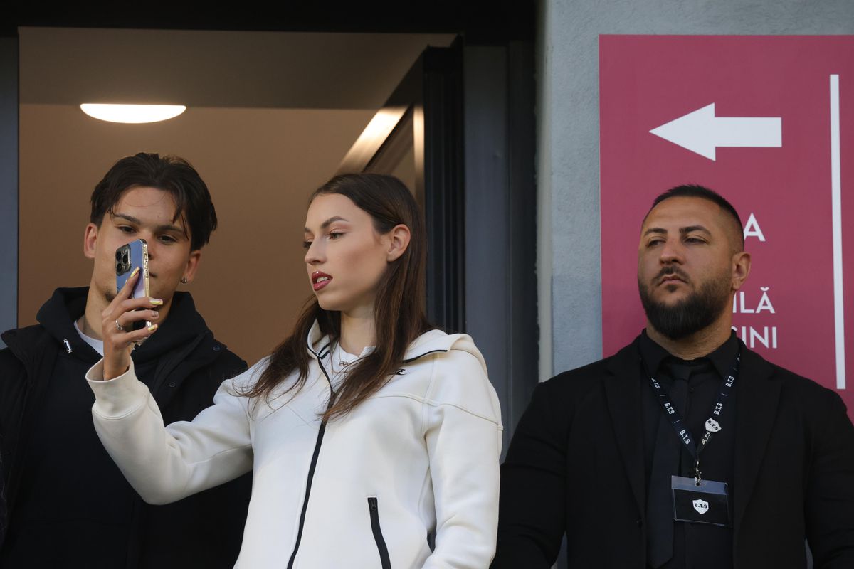 Maria Mihalache, prezentă la Rapid - CFR Cluj