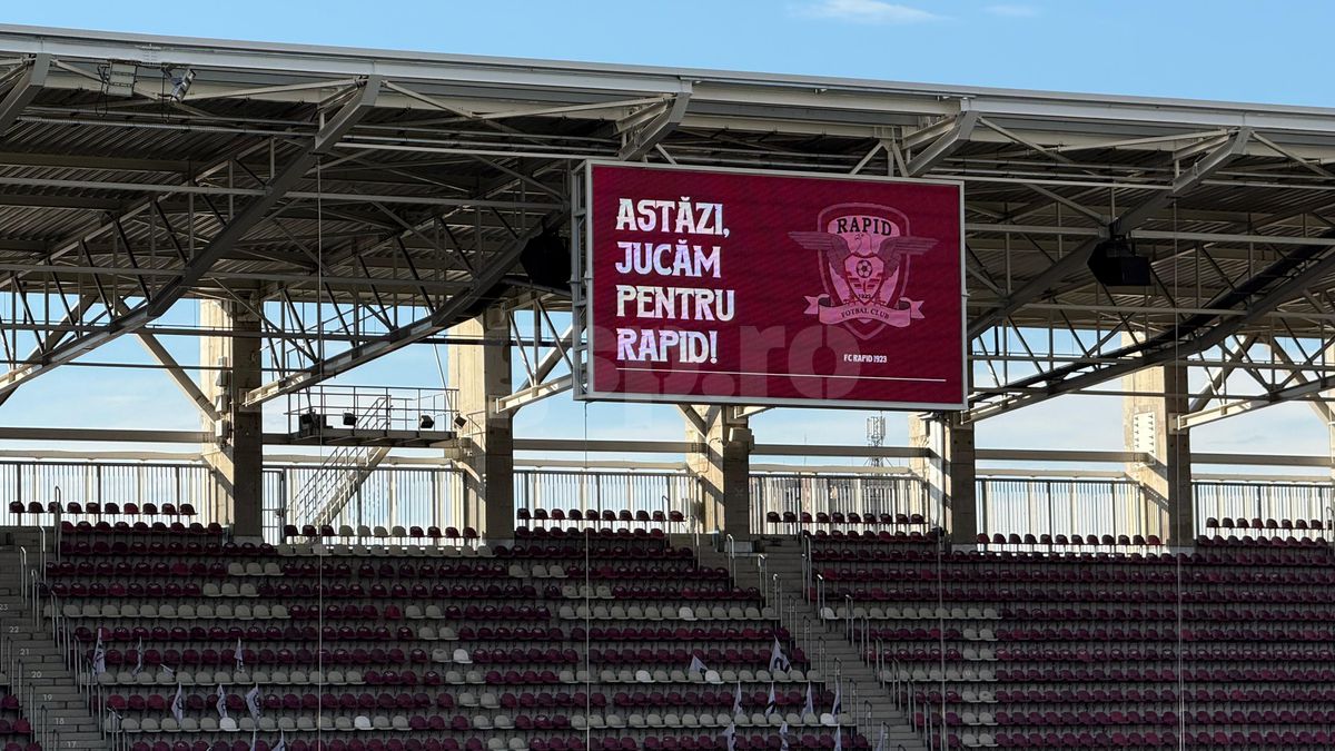 Imagini înainte de Rapid - CFR Cluj